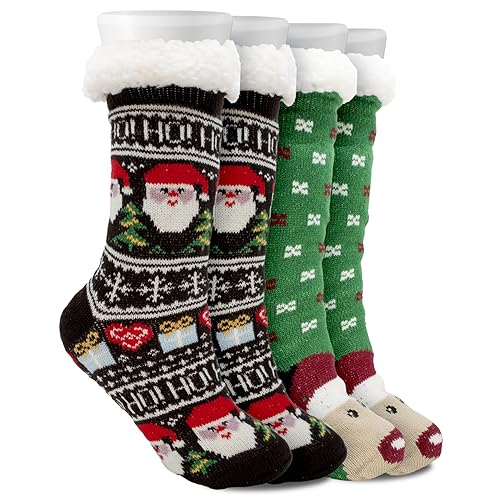 Calcetines Navideños Anti-frío Súper Suaves (Pack 2)