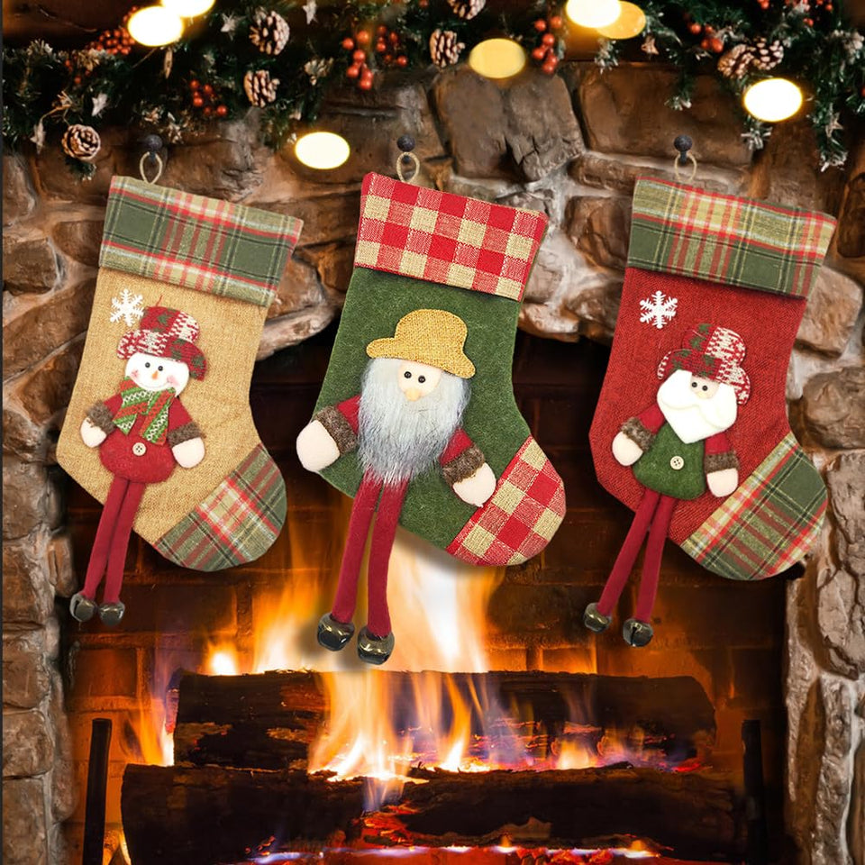 Calcetines navideños decorativos